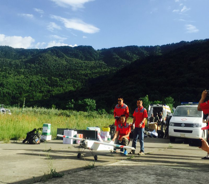 航測無(wú)人機助力九寨溝災區成功獲取首批震后高分辨率影像