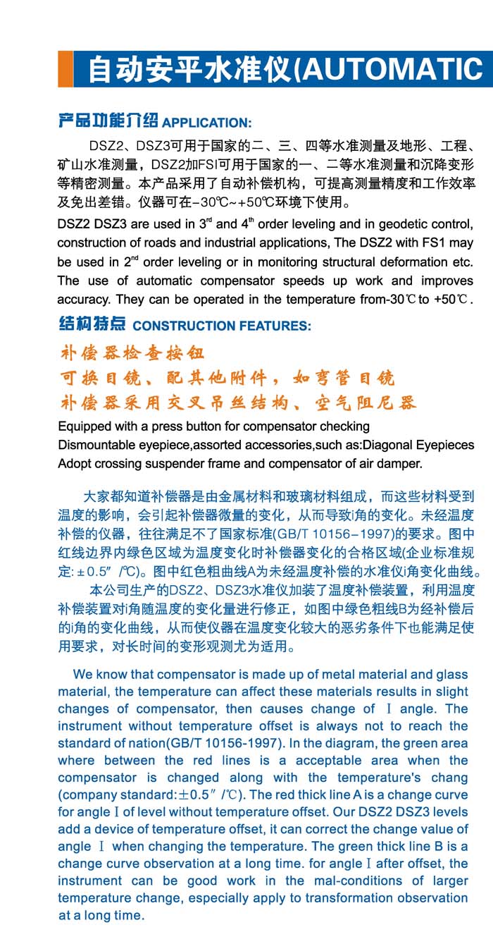 蘇州一光DSZ2/DSZ3自動(dòng)安平水準儀